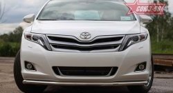 14 219 р. Защита переднего бампера одинарная Souz-96 (d60) Toyota Venza GV10 дорестайлинг (2008-2012)  с доставкой в г. Йошкар-Ола. Увеличить фотографию 3