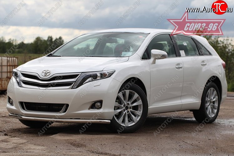 14 219 р. Защита переднего бампера одинарная Souz-96 (d60) Toyota Venza GV10 дорестайлинг (2008-2012)  с доставкой в г. Йошкар-Ола