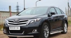 24 649 р. Широкая защита порогов SLITKOFF  Toyota Venza  GV10 (2012-2016) рестайлинг  с доставкой в г. Йошкар-Ола. Увеличить фотографию 3