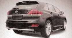 Защита заднего бампера из трубы диаметром 57 мм (рестайлинг) Slitkoff Toyota Venza GV10 рестайлинг (2012-2016)