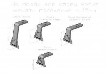 58 999 р. Багажник (корзина) (для а/м без люка, 1500х2750 мм) РИФ ГАЗ Соболь 2752 дорестайлинг цельнометаллический фургон (1998-2002)  с доставкой в г. Йошкар-Ола. Увеличить фотографию 8