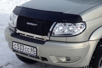 12 499 р. Решетка радиатора CrTuning Уаз Патриот 3163 5 дв. дорестайлинг (2005-2013) (Сетка черная, С надписью PATRIOT)  с доставкой в г. Йошкар-Ола. Увеличить фотографию 7