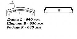 1 699 р. Полукрылок К-650 1/3 в сборе с хомутами Master-Plast Hyundai HD-72 (2004-2008)  с доставкой в г. Йошкар-Ола. Увеличить фотографию 3