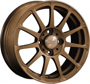 Кованый диск Slik Classik 6x14 (Металлик: коньячная бронза глянец BNZCGN) Nissan Wingroad 3 Y12 3-ое универсал (2005-2018) 4x100.0xDIA60.1xET40.0