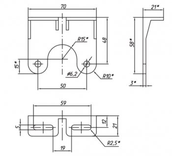 249 р. Фонарь контурный Евросвет ЕС 04.К (LED, красный с кронштейном) Hyundai HD-72 (2004-2008) (12В)  с доставкой в г. Йошкар-Ола. Увеличить фотографию 2