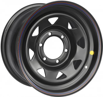 Штампованый диск OFF-ROAD Wheels (стальной усиленный, треугольник мелкий - черный). 8.0 x 16 Ford Ranger рестайлинг (2009-2011) 6x139.7xDIA110.0xET30.0