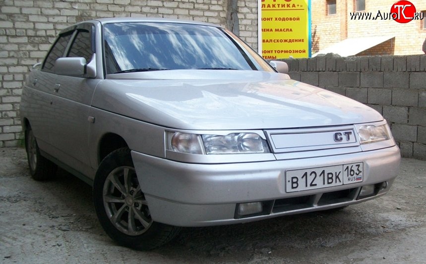 649 р. Решётка радиатора GT Лада 2110 седан (1995-2007) (Неокрашенная)  с доставкой в г. Йошкар-Ола