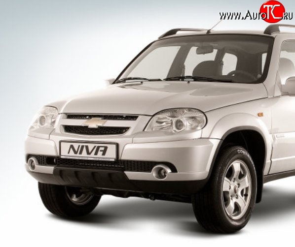 9 999 р. Передний бампер (рестайлинг) Бертоне Chevrolet Niva 2123 рестайлинг (2009-2020) (Окрашенный (комплектация Люкс))  с доставкой в г. Йошкар-Ола