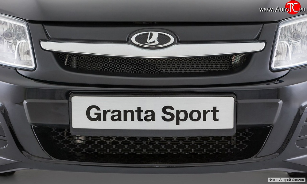 1 939 р. Решётка радиатора Granta Sport Лада Гранта 2191 лифтбэк дорестайлинг  (2013-2017) (Неокрашенная)  с доставкой в г. Йошкар-Ола