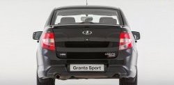 2 859 р. Лип-спойлер Granta Sport Лада Гранта 2190 седан дорестайлинг (2011-2017) (Неокрашенный)  с доставкой в г. Йошкар-Ола. Увеличить фотографию 4