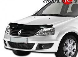 Дефлектор капота NovLine Renault Logan 1 дорестайлинг (2004-2010)