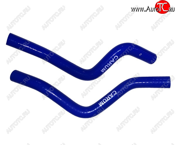 1 029 р. Патрубки радиатора печки (силикон) CARUM  Лада XRAY - XRAY Cross (комплект 2 шт.)  с доставкой в г. Йошкар-Ола