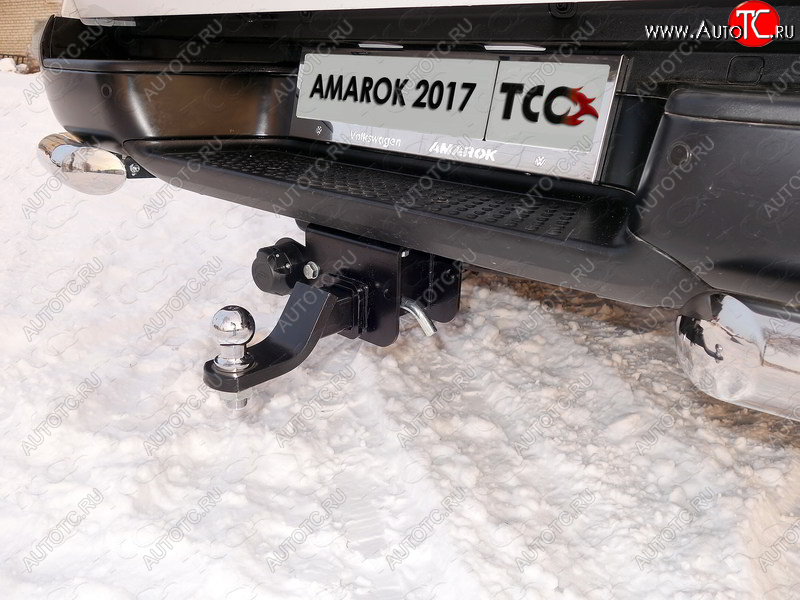 15 299 р. Фаркоп (тягово-сцепное устройство) TCC  Volkswagen Amarok (2016-2022) рестайлинг (Оцинкованный, шар E - нержавейка)  с доставкой в г. Йошкар-Ола