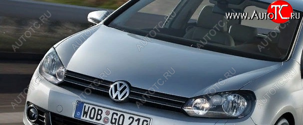 12 599 р. Металлический капот SIGNEDA Volkswagen Golf 6 хэтчбэк 5 дв. (2008-2014) (неокрашенный)  с доставкой в г. Йошкар-Ола