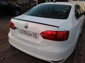 3 049 р. Лип спойлер АВТОКРАТ Volkswagen Jetta A6 седан дорестайлинг (2011-2015) (Неокрашенный)  с доставкой в г. Йошкар-Ола. Увеличить фотографию 2