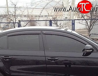 999 р. Комплект дефлекторов окон (ветровиков) 4 шт. (седан) Russtal Volkswagen Passat B6 седан (2005-2011)  с доставкой в г. Йошкар-Ола