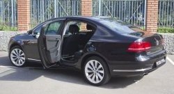 1 589 р. Накладки на порожки RA (комплект)  Volkswagen Passat  B7 (2010-2015) седан, универсал  с доставкой в г. Йошкар-Ола. Увеличить фотографию 2