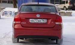 4 199 р. Козырёк на заднее лобовое стекло Sport Volkswagen Polo 5 седан дорестайлинг (2009-2015) (Неокрашенный)  с доставкой в г. Йошкар-Ола. Увеличить фотографию 3