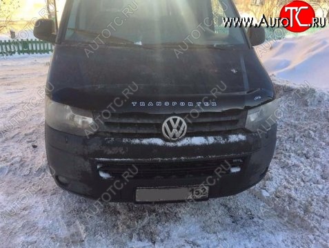 999 р. Дефлектор капота Russtal (вариант Б)  Volkswagen Transporter  T5 (2009-2015) рестайлинг  с доставкой в г. Йошкар-Ола