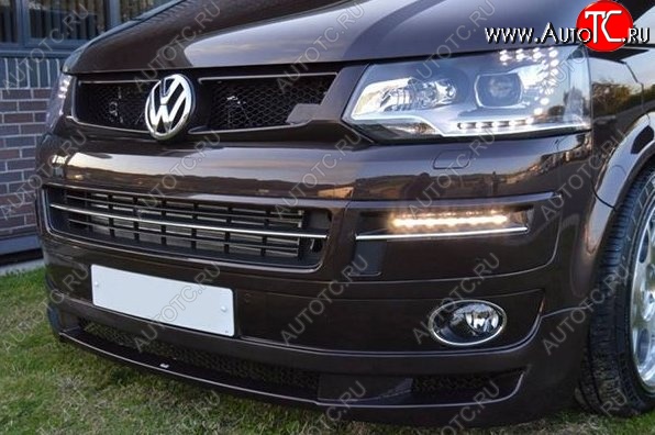 9 049 р. Решётка радиатора ABT-style  Volkswagen Transporter  T5 (2009-2015) рестайлинг (Неокрашенная)  с доставкой в г. Йошкар-Ола