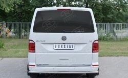 15 999 р. Защита заднего бампера (Ø42 мм, нержавейка, короткая база) SLITKOFF Volkswagen Multivan T6 дорестайлинг (2016-2019)  с доставкой в г. Йошкар-Ола. Увеличить фотографию 2