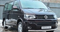 17 499 р. Одинарная защита переднего бампера диаметром 63 мм (Multivan-Caravelle) SLITKOFF  Volkswagen Caravelle  T5 - Transporter  T5  с доставкой в г. Йошкар-Ола. Увеличить фотографию 4