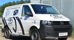 17 899 р. Широкая защита порогов SLITKOFF Volkswagen Transporter T6 дорестайлинг (2015-2019)  с доставкой в г. Йошкар-Ола. Увеличить фотографию 3