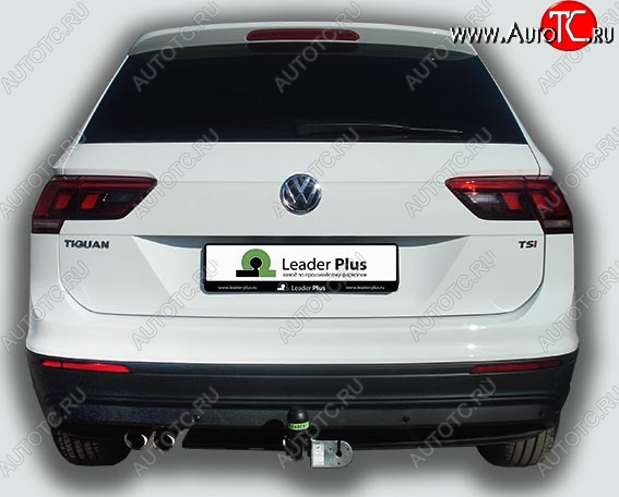 6 699 р. Фаркоп Лидер Плюс.  Volkswagen Tiguan  Mk2 (2016-2022) дорестайлинг, рестайлинг (Без электропакета)  с доставкой в г. Йошкар-Ола