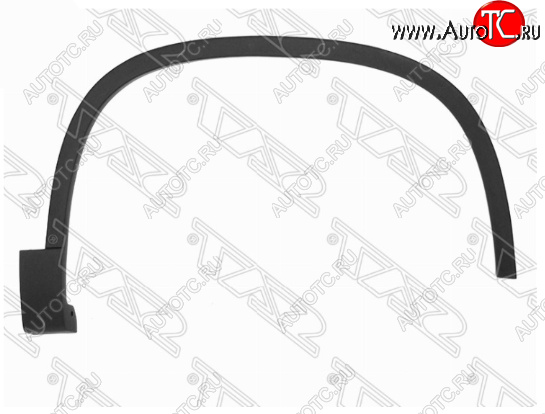 1 199 р. Правый молдинг арки крыла SAT (передний) Volkswagen Tiguan NF рестайлинг (2011-2017)  с доставкой в г. Йошкар-Ола