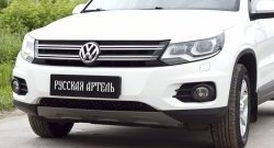 699 р. Реснички на фары RA  Volkswagen Tiguan  NF (2011-2017) рестайлинг (Неокрашенные)  с доставкой в г. Йошкар-Ола. Увеличить фотографию 6