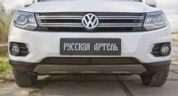 1 639 р. Защитная сетка решетки переднего бампера (Track & Field) РА Volkswagen Tiguan NF рестайлинг (2011-2017)  с доставкой в г. Йошкар-Ола. Увеличить фотографию 2