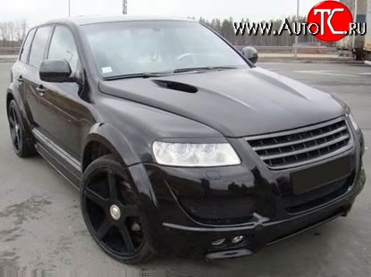 37 849 р. Пластиковый капот Techart Magnum Style 7L Volkswagen Touareg GP рестайлинг (2006-2010) (Неокрашенный)  с доставкой в г. Йошкар-Ола