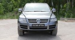 999 р. Реснички на фары RA Volkswagen Touareg GP дорестайлинг (2002-2007) (Неокрашенные)  с доставкой в г. Йошкар-Ола. Увеличить фотографию 3