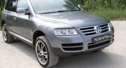 999 р. Реснички на фары RA Volkswagen Touareg GP дорестайлинг (2002-2007) (Неокрашенные)  с доставкой в г. Йошкар-Ола. Увеличить фотографию 6