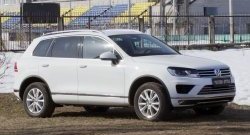 879 р. Реснички на фары RA  Volkswagen Touareg  NF (2014-2018) рестайлинг (Неокрашенные)  с доставкой в г. Йошкар-Ола. Увеличить фотографию 2