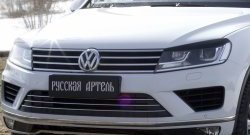 879 р. Реснички на фары RA  Volkswagen Touareg  NF (2014-2018) рестайлинг (Неокрашенные)  с доставкой в г. Йошкар-Ола. Увеличить фотографию 4