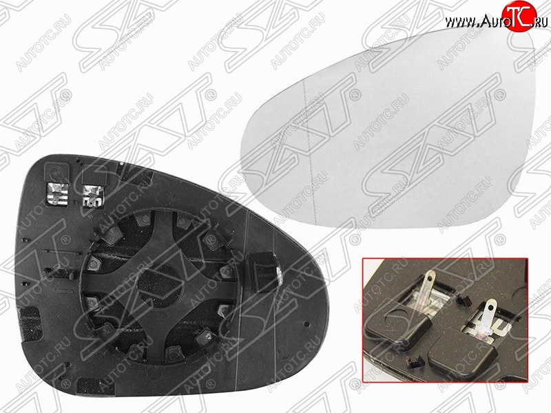 1 559 р. Правый зеркальный элемент зеркала заднего вида SAT (с подогревом)  Volkswagen Touareg  NF (2010-2018) дорестайлинг, рестайлинг  с доставкой в г. Йошкар-Ола