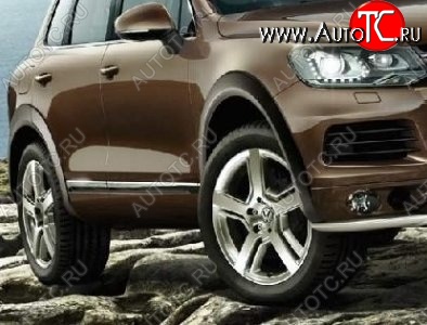 21 849 р. Накладки на колёсные арки CT v3 Volkswagen Touareg NF дорестайлинг (2010-2014) (Неокрашенные)  с доставкой в г. Йошкар-Ола