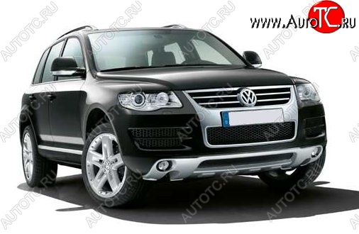 26 999 р. Накладка на передний бампер CT v3 Volkswagen Touareg NF дорестайлинг (2010-2014) (Неокрашенная)  с доставкой в г. Йошкар-Ола