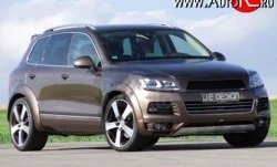 23 049 р. Накладка Je Design на передний бампер 7P Volkswagen Touareg NF дорестайлинг (2010-2014) (Неокрашенная)  с доставкой в г. Йошкар-Ола. Увеличить фотографию 3