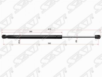 Газовый упор крышки багажника SAT Volkswagen Touareg NF дорестайлинг (2010-2014)