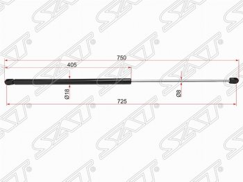 Газовый упор капота SAT Volvo S40 MS седан рестайлинг (2007-2012)