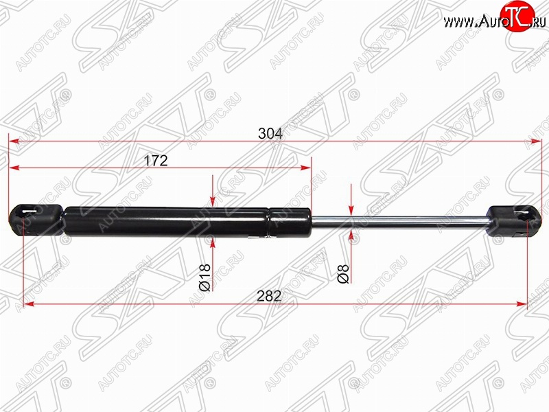 699 р. Газовый упор капота SAT  Volvo S80  AS60 седан - XC70  с доставкой в г. Йошкар-Ола