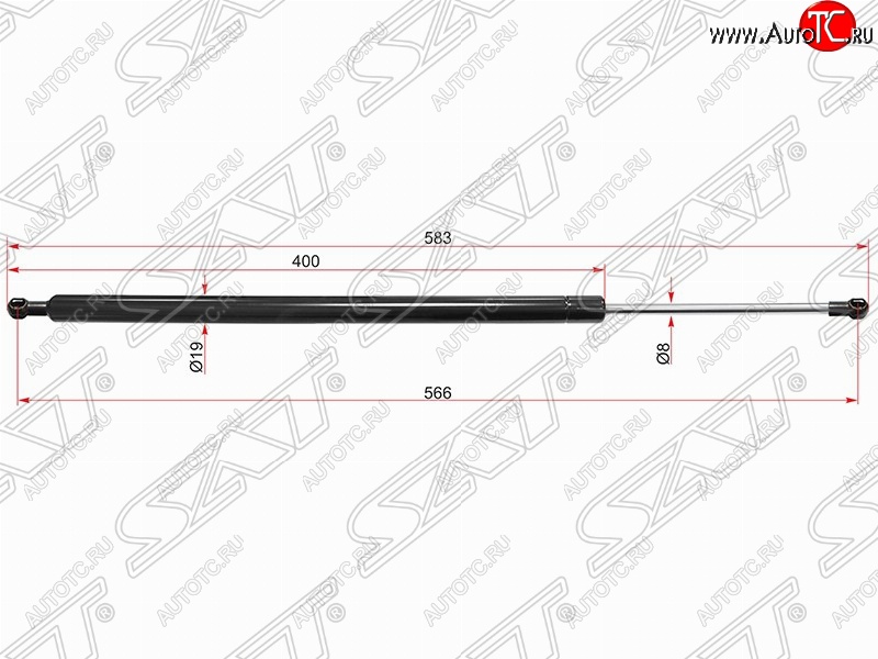 889 р. Газовый упор крышки багажника SAT  Volvo XC60 (2008-2022)  дорестайлинг,  рестайлинг  с доставкой в г. Йошкар-Ола