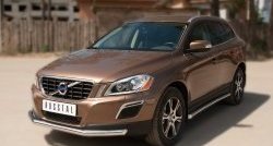 14 349 р. Одинарная защита переднего бампера диаметром 63 мм SLITKOFF  Volvo XC60 (2008-2013)  дорестайлинг  с доставкой в г. Йошкар-Ола. Увеличить фотографию 4