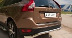 15 999 р. Защита заднего бампера (Ø63 мм волна, нержавейка) SLITKOFF Volvo XC60  дорестайлинг (2008-2013)  с доставкой в г. Йошкар-Ола. Увеличить фотографию 6