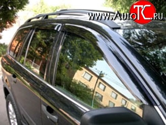 2 989 р. Дефлекторы окон (ветровики) Novline 4 шт Volvo XC90 C дорестайлинг (2002-2006)  с доставкой в г. Йошкар-Ола