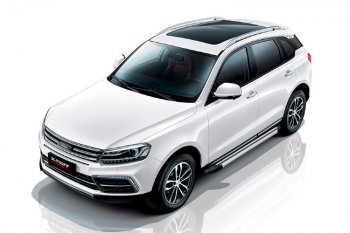 10 699 р. Пороги алюминиевые Slitkoff Zotye Coupa B11F (2019-2021) (Luxe Silver)  с доставкой в г. Йошкар-Ола. Увеличить фотографию 2