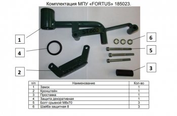 15 899 р. Замок КПП FORTUS АТ+  Zotye T600 (2014-2021)  с доставкой в г. Йошкар-Ола. Увеличить фотографию 3